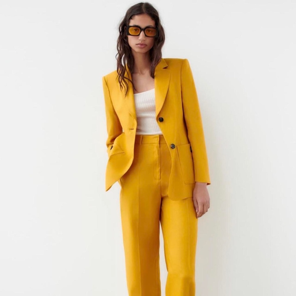 Zara 100% Linen Blazer,